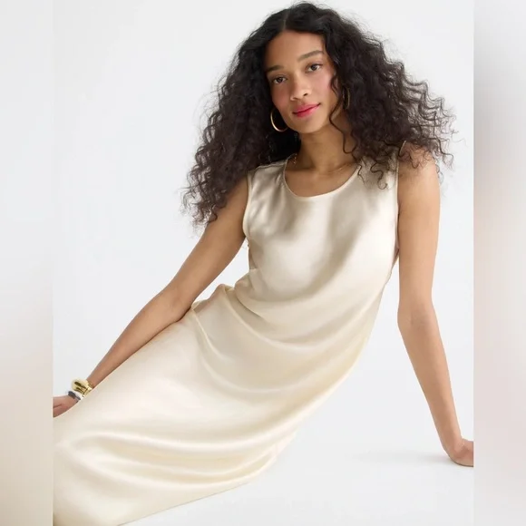 J.Crew Collection limited-edition Carolyn slip dress in luster crepe